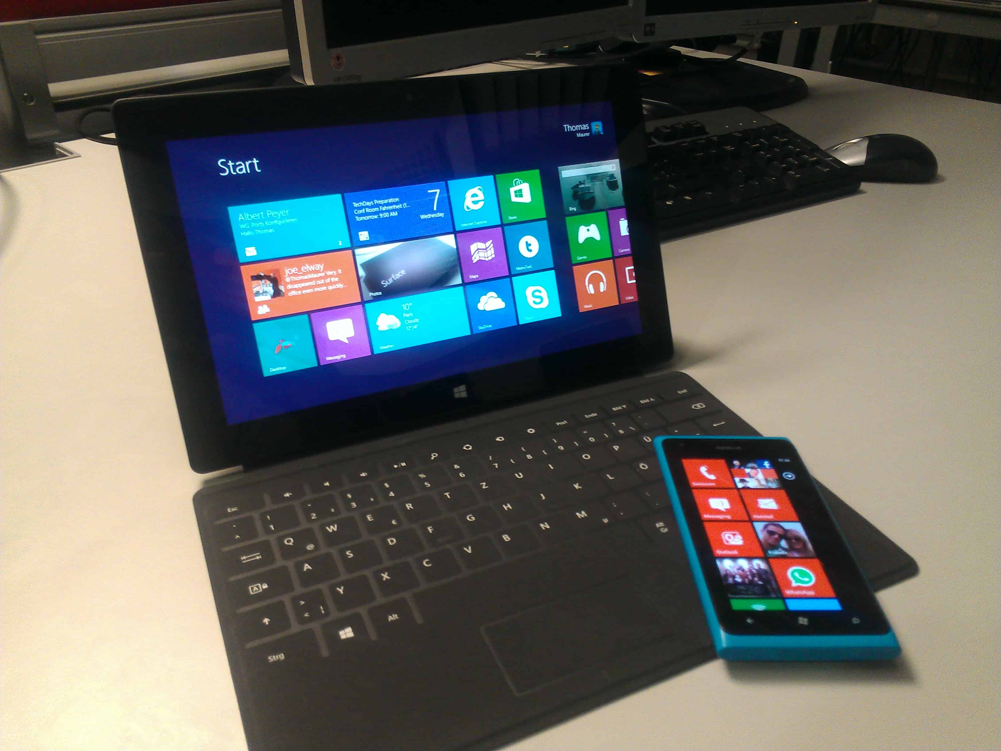 First week with the Microsoft Surface | Thomas Maurer