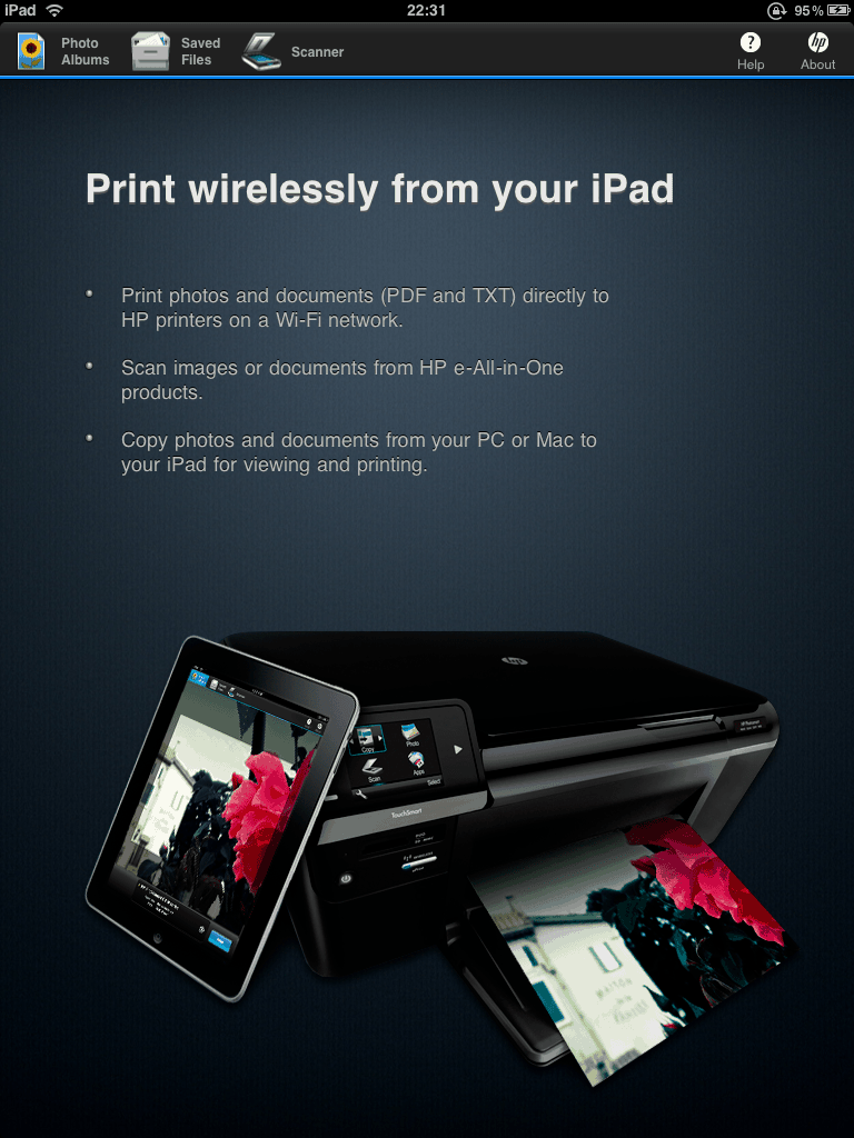 HP iPrint iOS App