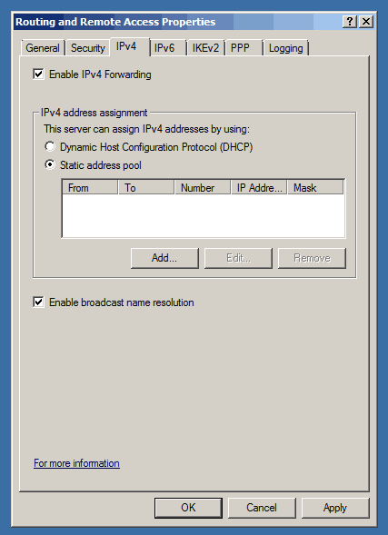 windows server 2008 r2 vpn port forwarding