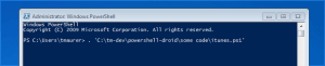 Powershell iTunes