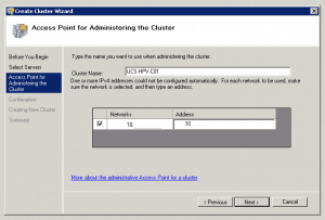 Microsoft Hyper-V 2008 R2 Failover Cluster