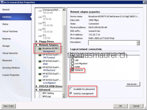 System Center 2012 – Virtual Machine Manager Network