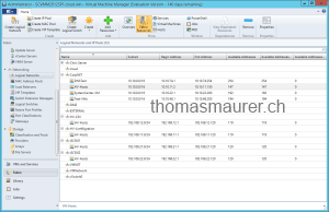 Virtual Machine Manager Logical Network Overview