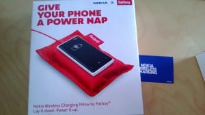 Nokia Wireless Charging Pillow by Fatboy