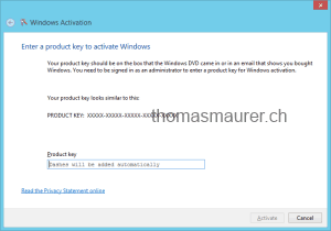 Windows 8 Enterprise Enter Key