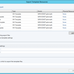 Export Templates from Virtual Machine Manager Settings