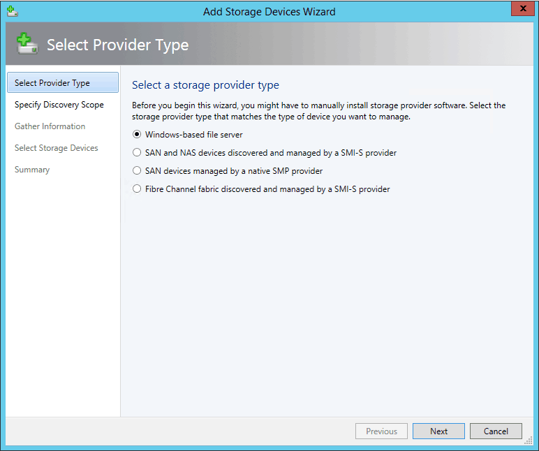 Add Windows-based File Server