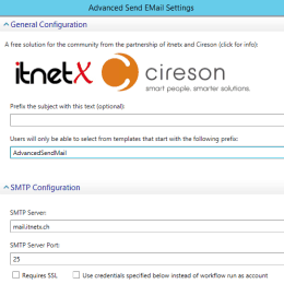 Advanced Send Mail Itnetx Cireson