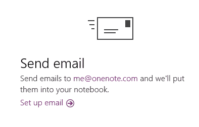 Mail to OneNote
