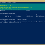 OneGet PowerShell