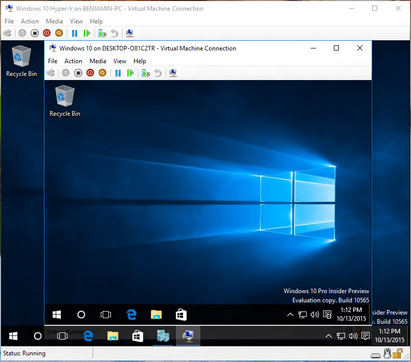 windows 10 download hyper v