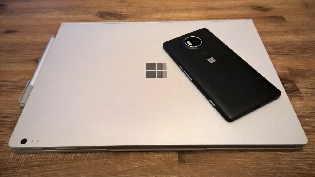 Microsoft Lumia 950 XL and Surface Book