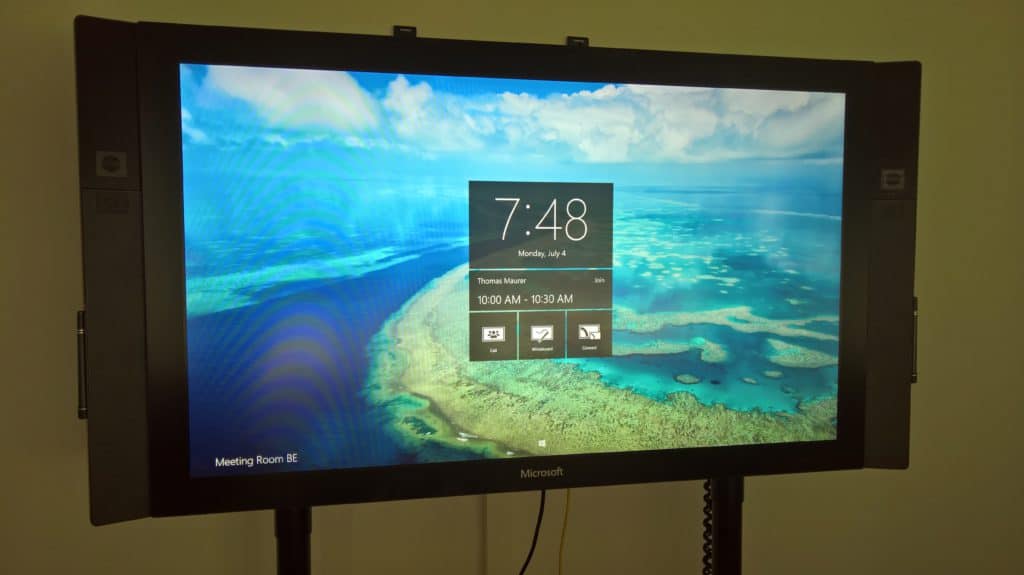 Surface Hub Welcome Screen