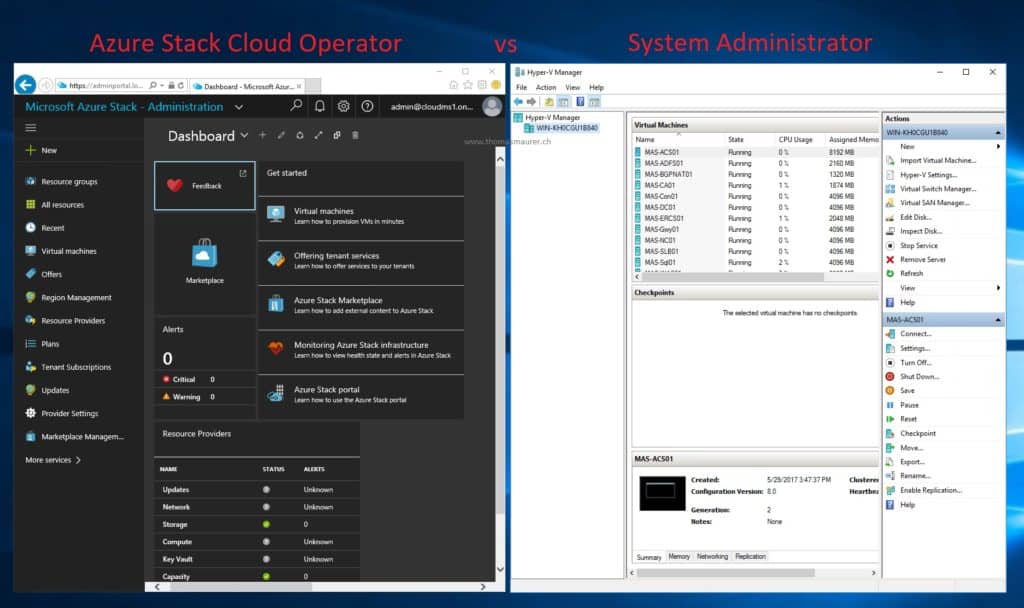 Azure Stack Administration and Operation