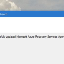 Microsoft Azure Backup Agent