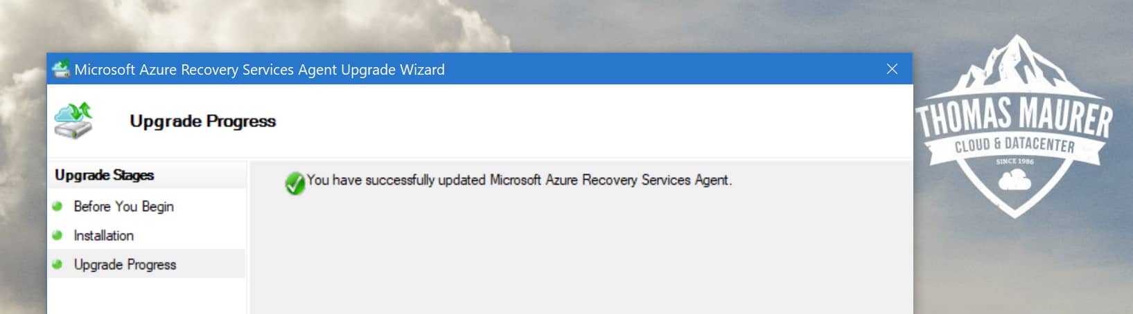 Microsoft Azure Backup Agent