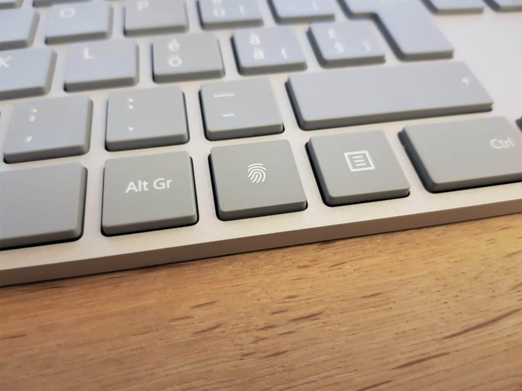 Microsoft Modern Keyboard Fingerprint Reader