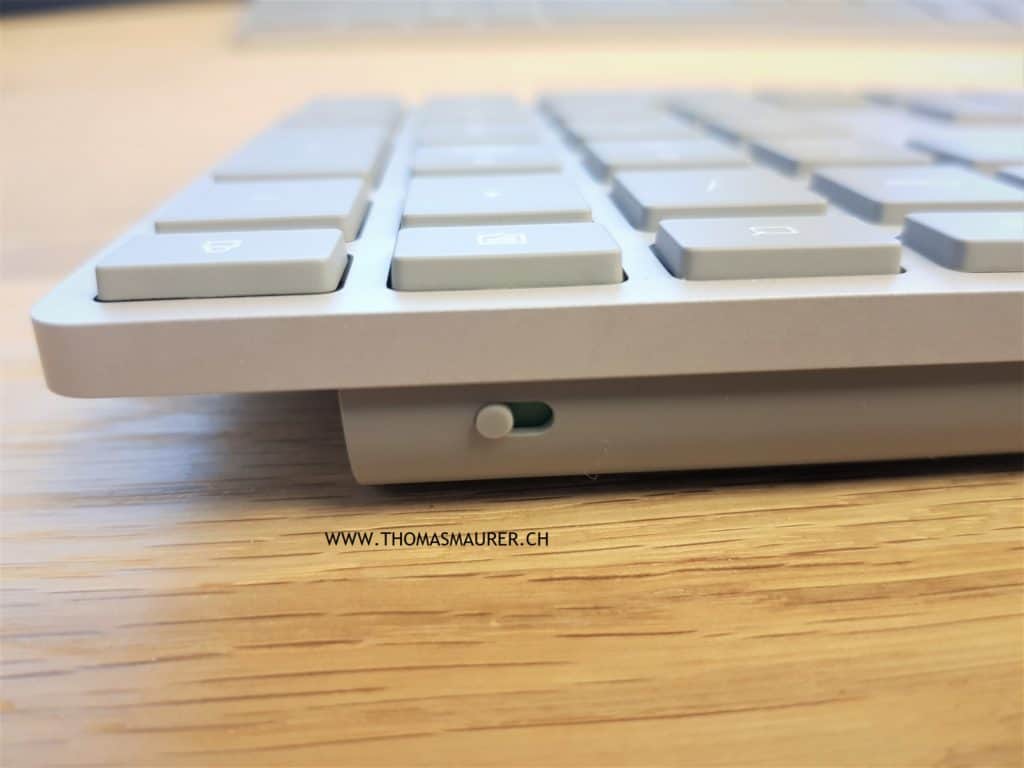 Microsoft Modern Keyboard On Off Button