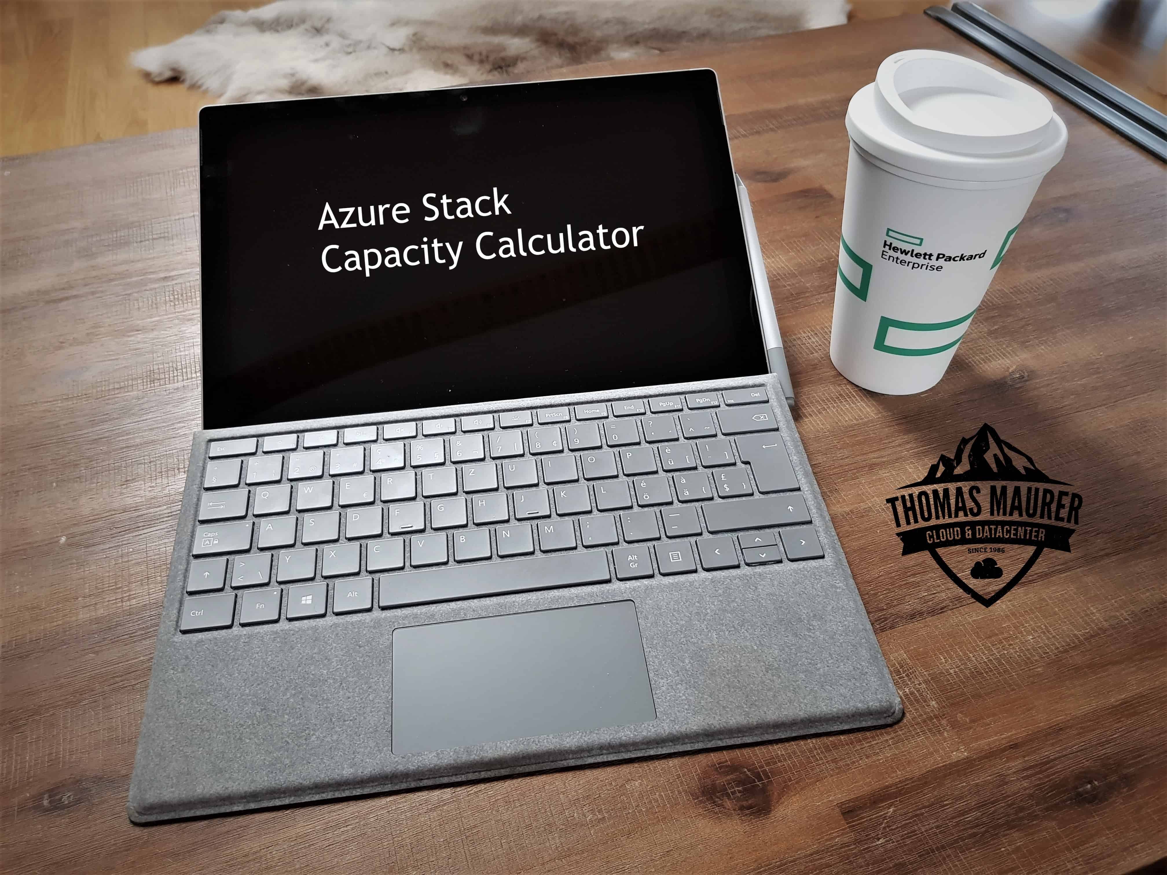 Azure Stack Capacity Calculator