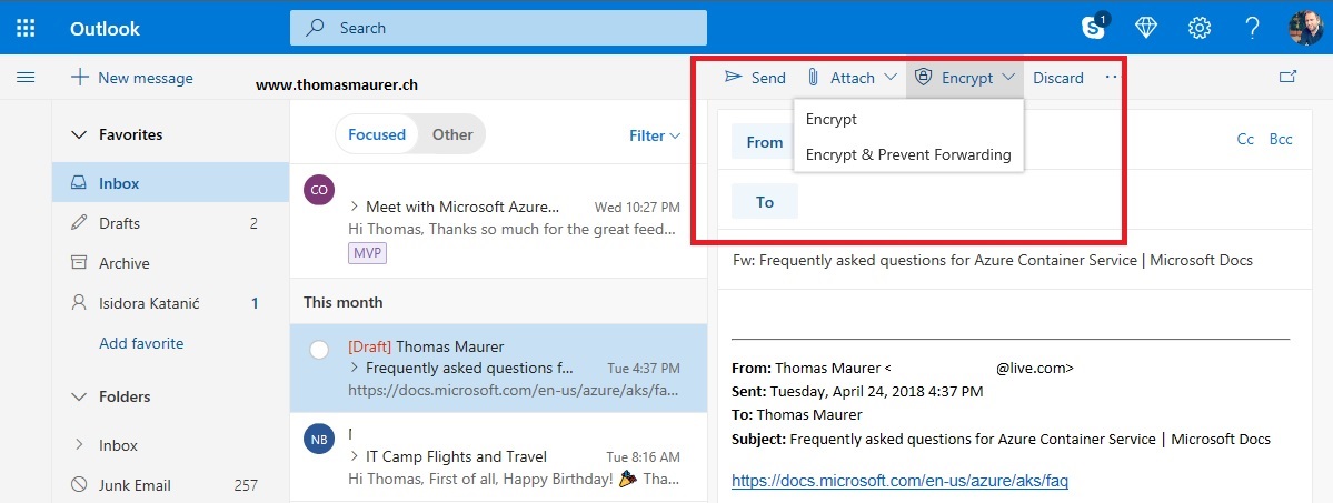 How to Send a Secure Email in Microsoft Outlook?