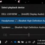 Windows 10 Audio Devices with Emojis