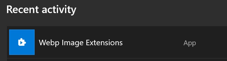 Microsoft Edge WebP Image Extensions