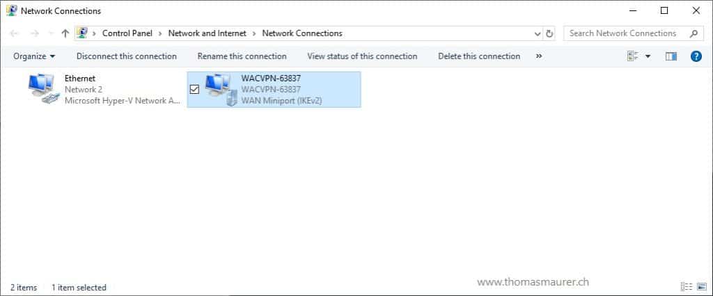 Azure VPN Network Adapter