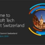Microsoft Tech Summit Switzerland 2019