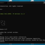 Azure CLI Windows Terminal PowerShell