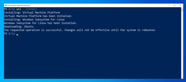Install Windows Subsystem for Linux 2 (WSL 2) on Windows Server 2022