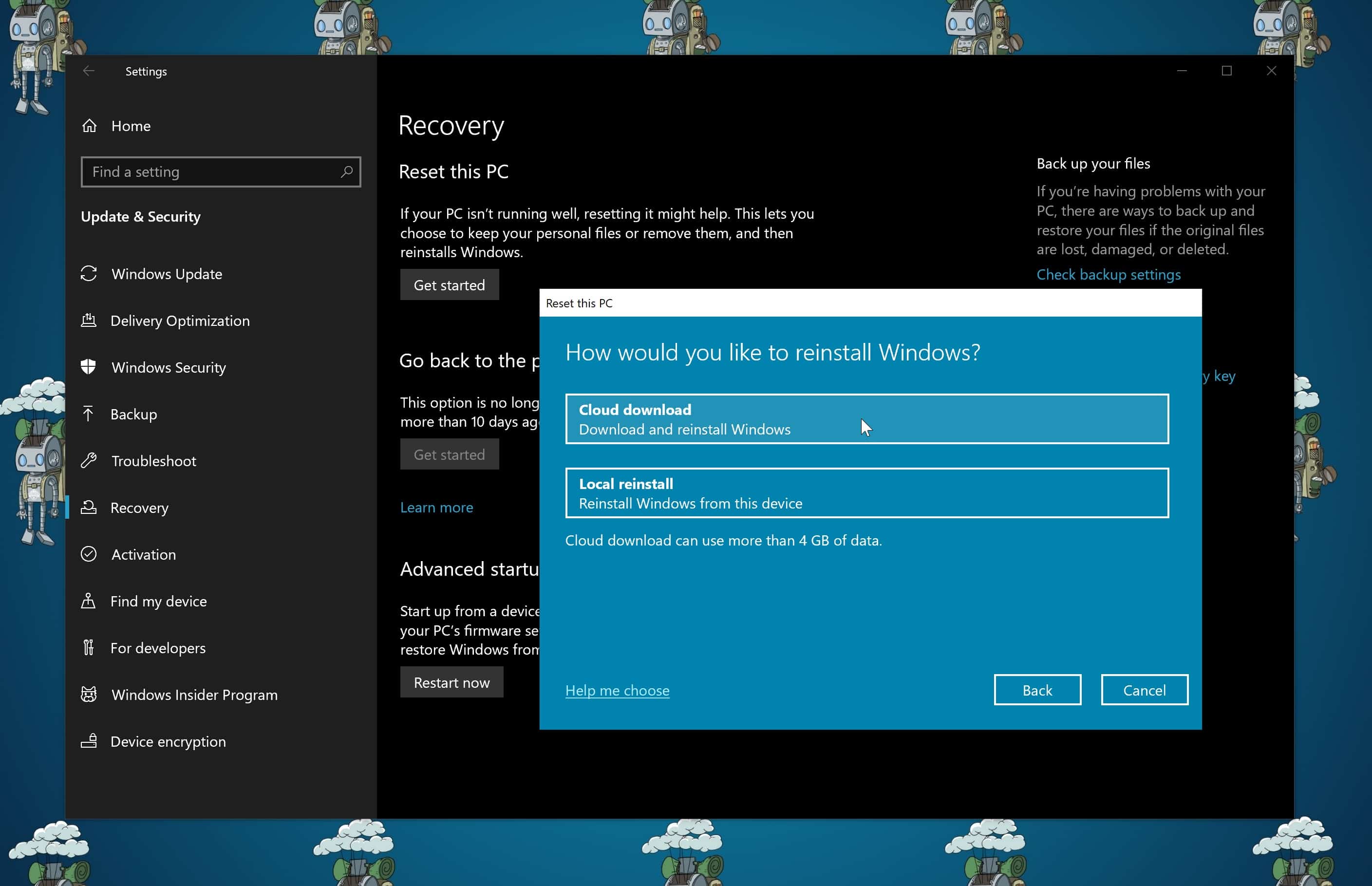 Reset and Reinstall Windows 18 from the Cloud - Thomas Maurer