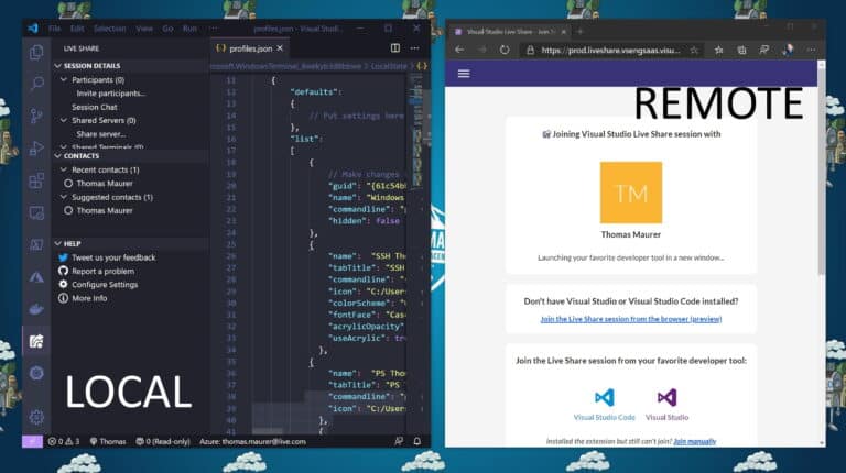 Visual Studio Code Live Share
