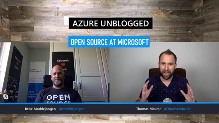 Azure Unblogged - Open Source at Microsoft