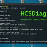HCSDiag.exe - Hyper-V Host Compute Service Diagnostics Tool