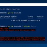 Hyper-V VM Stop-VM failed to change state