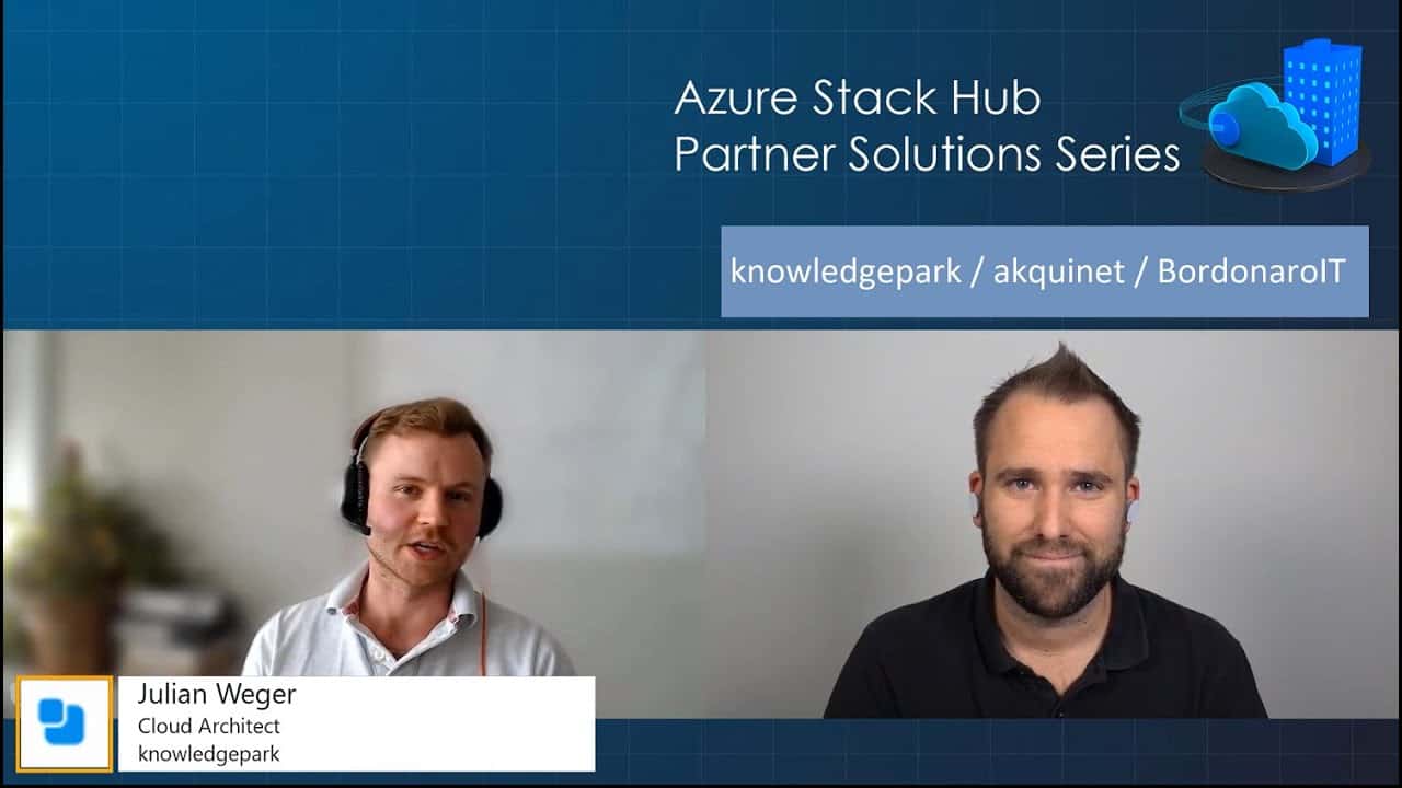 Azure Stack Hub Partner Solutions Series – Knowledge Park
