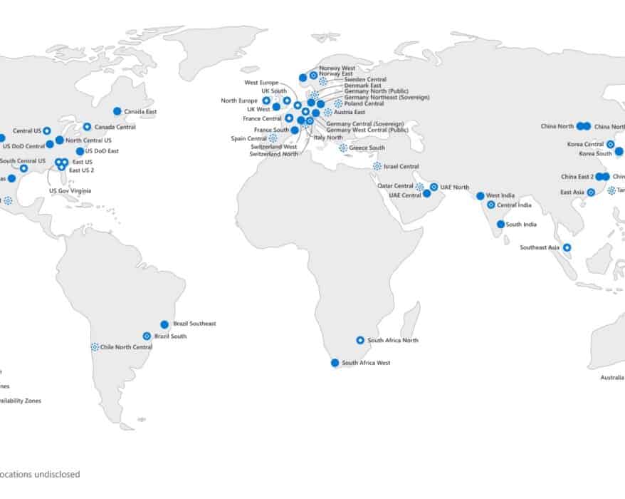 Azure geography and Azure Regions