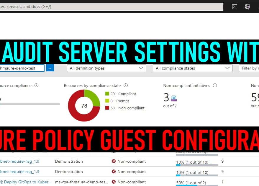 Azure Policy Guest Configuration Compliance