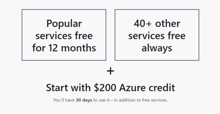 Microsoft Azure Free Account