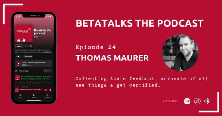 Betatalks the podcast with Thomas Maurer
