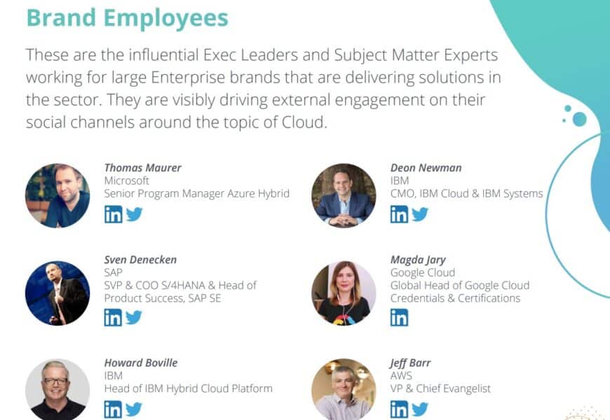 Onalytica - Whos Who in Cloud - Brand Employees