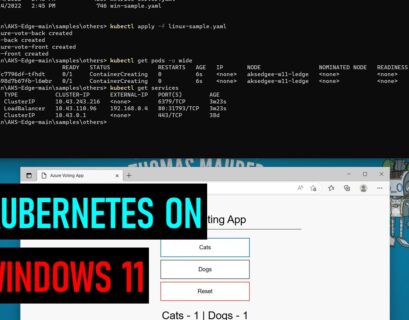 Install Kubernetes on Windows 10 and Windows 11 with AKS Edge Essentials