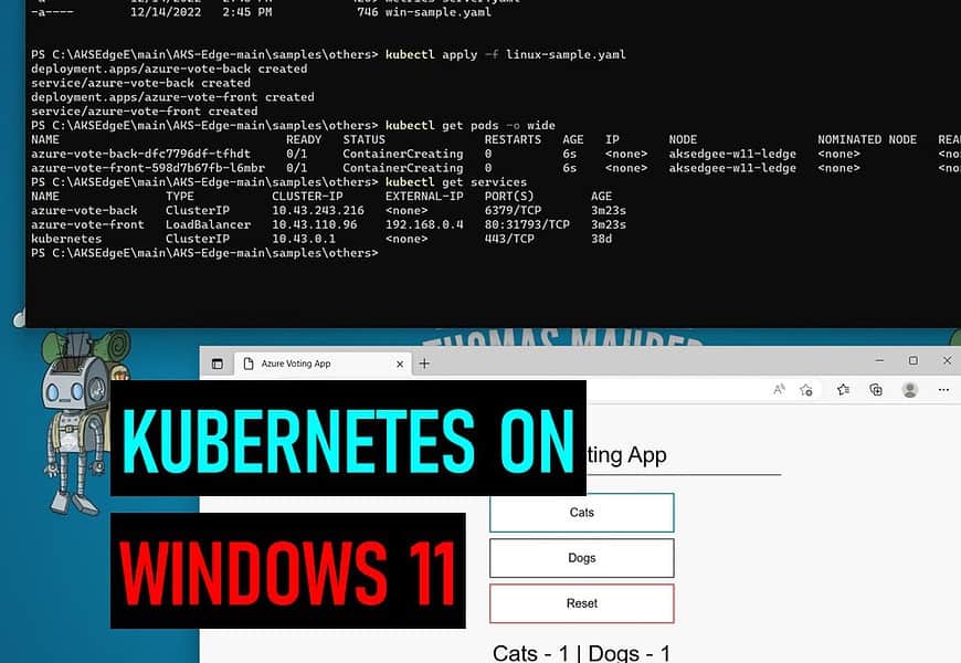 Install Kubernetes on Windows 10 and Windows 11 with AKS Edge Essentials