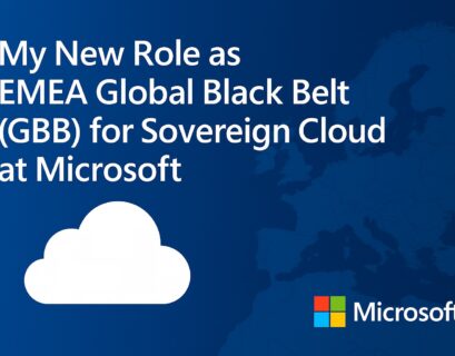 New Role GBB Sovereign Cloud at Microsoft