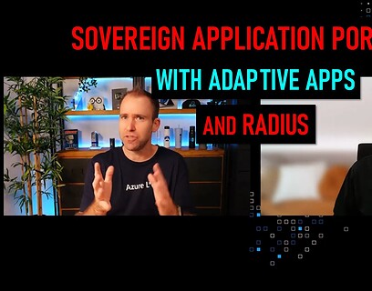 Sovereign Application Portability with Adaptive Apps and Radius